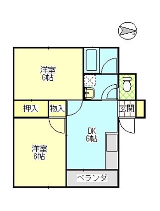 メープル北城_間取り_0