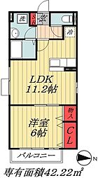 JR総武線 下総中山駅 徒歩20分 2階/-