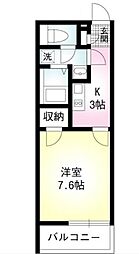 間取図画像 1K