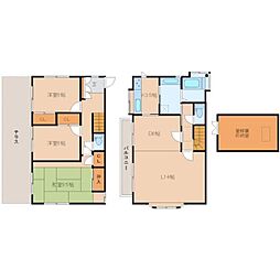 エーデルワイス 2階3LDKの間取り