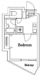グランジュール目白西 7階1Kの間取り
