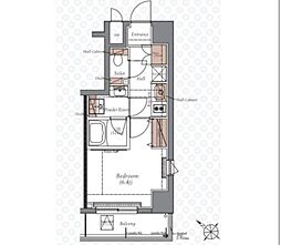 ＨＹｓ 浅草 3階1Kの間取り