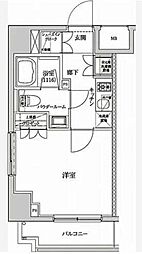 セジョリ墨田両国 1Kの間取図画像