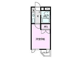 第2リベルダハイム 1Kの間取図画像