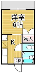 間取図画像 1K