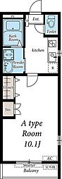 リブリ・Le・Lien 1Kの間取図画像