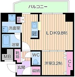 パークフラッツ野田阪神駅前 13階/-