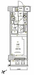 セジョリ押上イースト 1Kの間取図画像