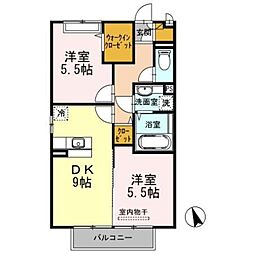 間取図画像 2DK