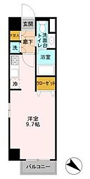 登戸N・Tステージ ワンルームの間取図画像