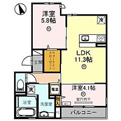 物件の間取り