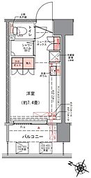 コムレジ赤羽 ワンルームの間取図画像