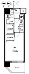 グランフォース西川口 1Kの間取図画像