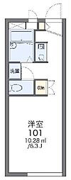 レオパレスアトリオ 1Kの間取図画像