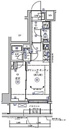 JR総武線 亀戸駅 徒歩10分の賃貸マンション 1階1DKの間取り
