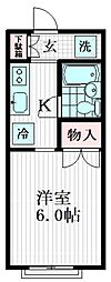 間取図画像 1K