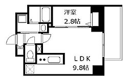 Mind Shimurasakaue 1LDKの間取図画像