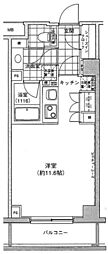 プライマル大泉学園 ワンルームの間取図画像