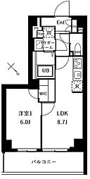 ザ・ケンジントン・レジデンスときわ台 1LDKの間取図画像