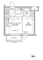RELUXIA中野江古田 1DKの間取図画像