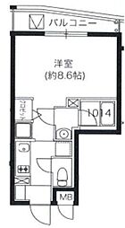 ジョイシティ駒沢大学 1Kの間取図画像