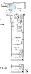 パークアクシス押上レジデンス 2LDKの間取図画像