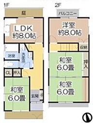 堺区北旅篭町西3丁貸家