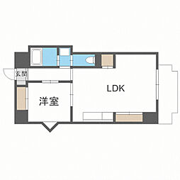 K.ステーション大橋 1LDKの間取図画像