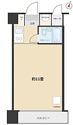 藤和伊勢佐木町ハイタウン 1Kの間取図画像