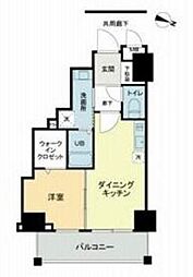 プレセダン板橋本町 7階1DKの間取り