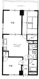 レジデンス池上 1階3DKの間取り