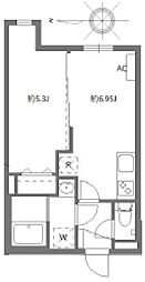 セレヌコート池袋本町 1LDKの間取図画像