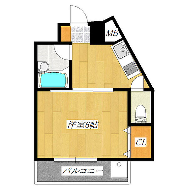 同じ建物の物件間取り写真 - ID:213103276579