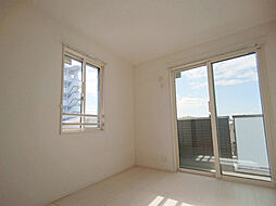 南海線 泉大津駅 徒歩14分の賃貸アパート 3階2LDKのリビング/ダイニング