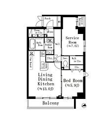 ラフィーヴィル清澄白河ＷＥＳＴ 2階