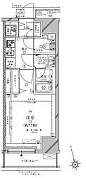 CRACIA三軒茶屋 1Kの間取図画像