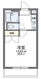 レオパレスアムール 1Kの間取図画像
