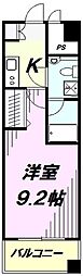 プロペ所沢ビル2 1Kの間取図画像