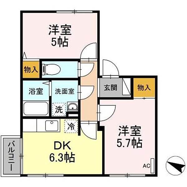 同じ建物の物件間取り写真 - ID:214054861731