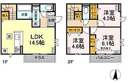 エントピア四谷 3LDKの間取図画像