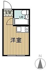 ブランシェ百合ヶ丘 ワンルームの間取図画像
