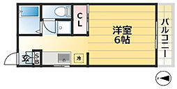 JR東海道・山陽本線 神戸駅 徒歩16分の賃貸アパート 2階1Kの間取り