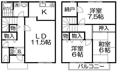 間取り：227102886774