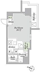 アーバンパーク西巣鴨EAST ワンルームの間取図画像
