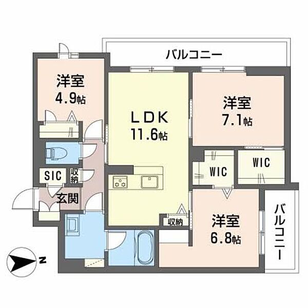 同じ建物の物件間取り写真 - ID:227081464025