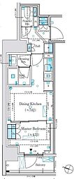 PARKLUXE神田 1DKの間取図画像