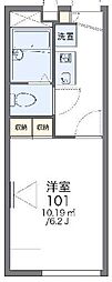 レオパレスONCE本山 1Kの間取図画像