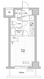 N-stageHon-AtsugiSakaecho 1Kの間取図画像