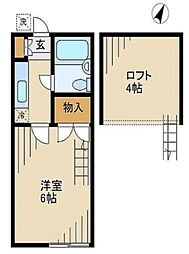 ガーデンイン南平 1Kの間取図画像