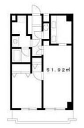 綾東ヴィレッジ弐番館 1LDKの間取図画像
